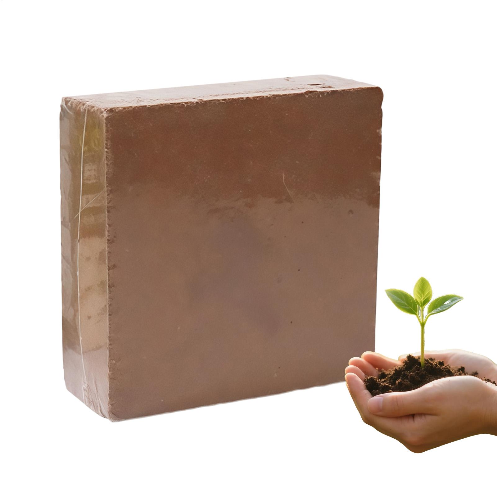 Coco Coir Block - Organic Soil 300g Natural Compressed Brick