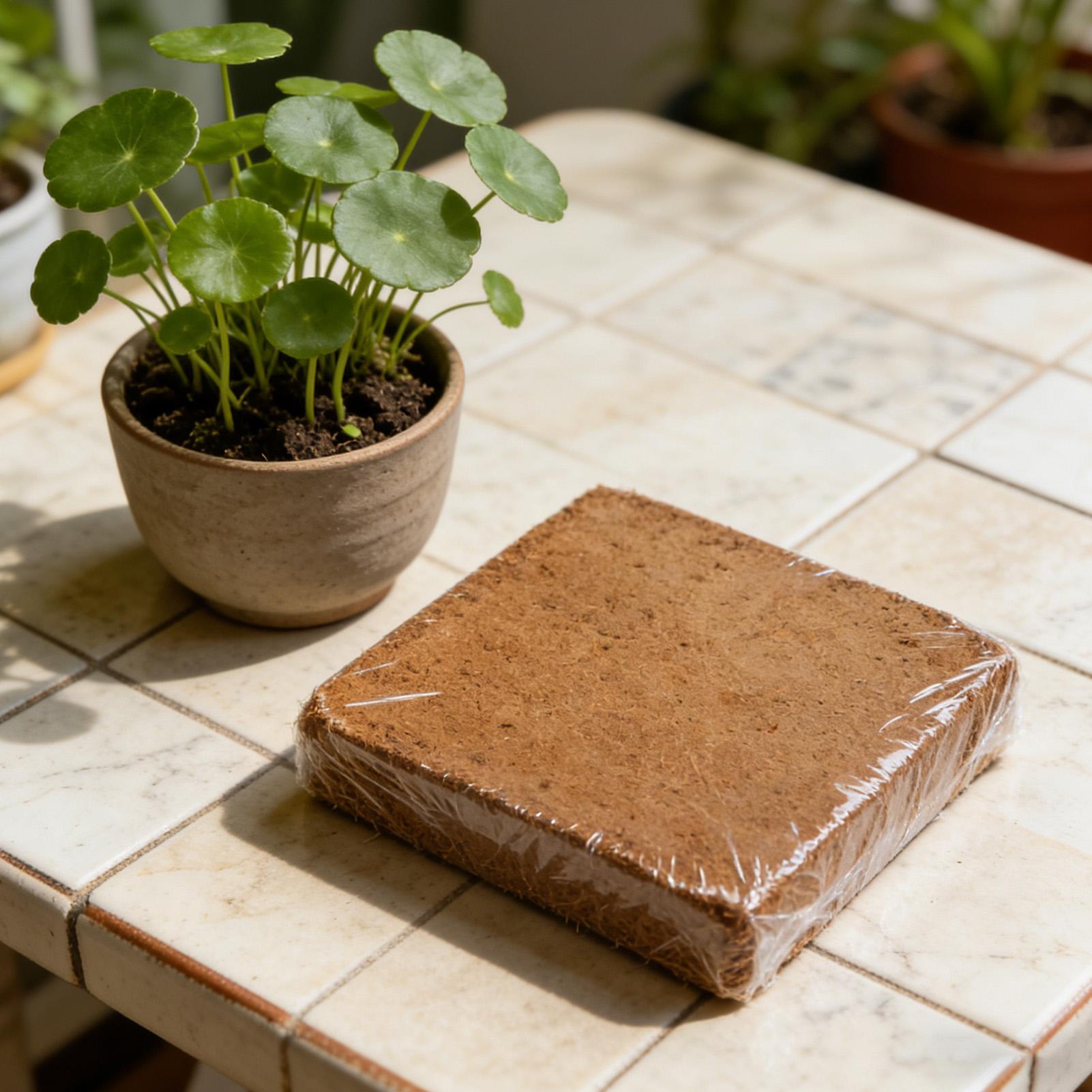 Brick Bonsai Soil 300g Natural - огляд і ціна Coco Coir Block
