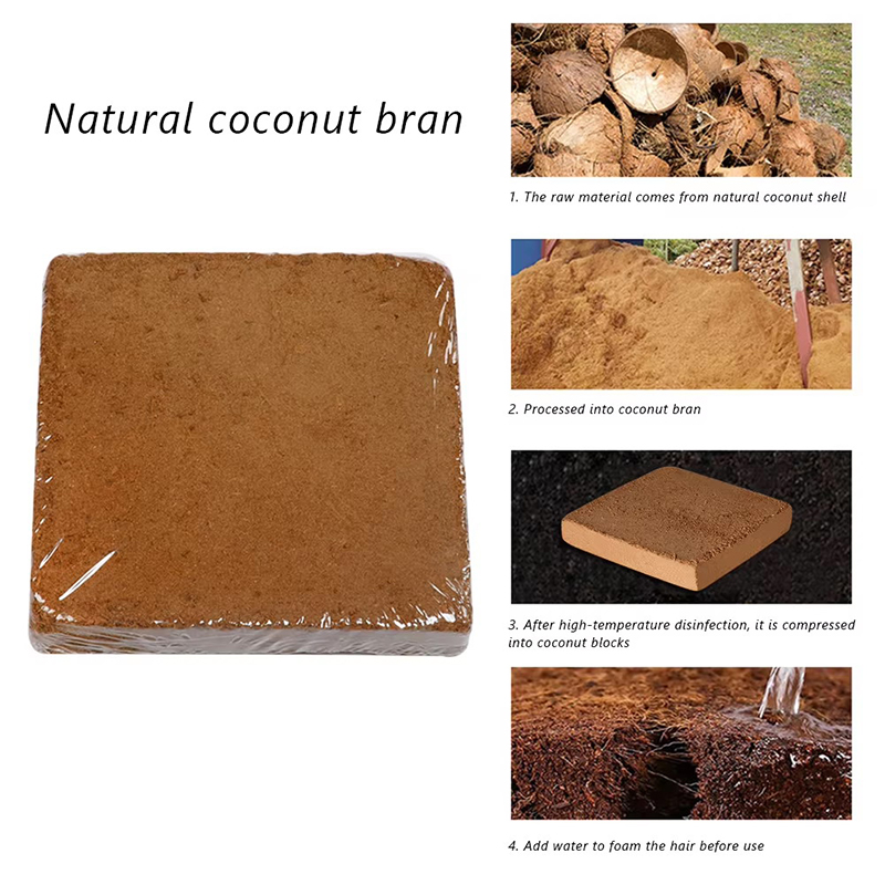 1/3/5pcs Organic Coconut Fiber - огляд і ціна Coco Coir Block