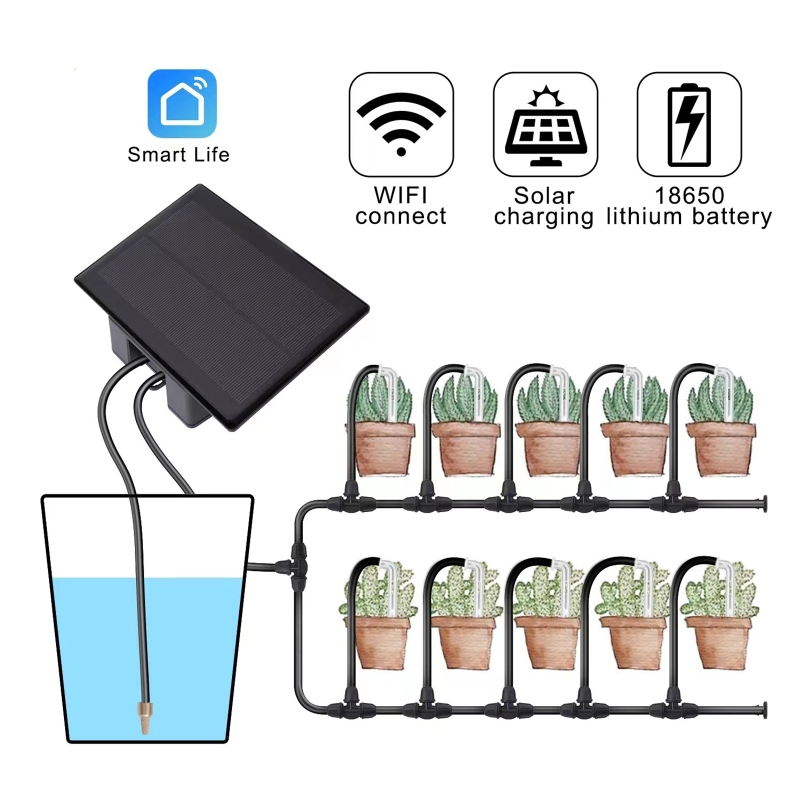 WIFI Solar Automatic Watering  - огляд і ціна Urban Farming System