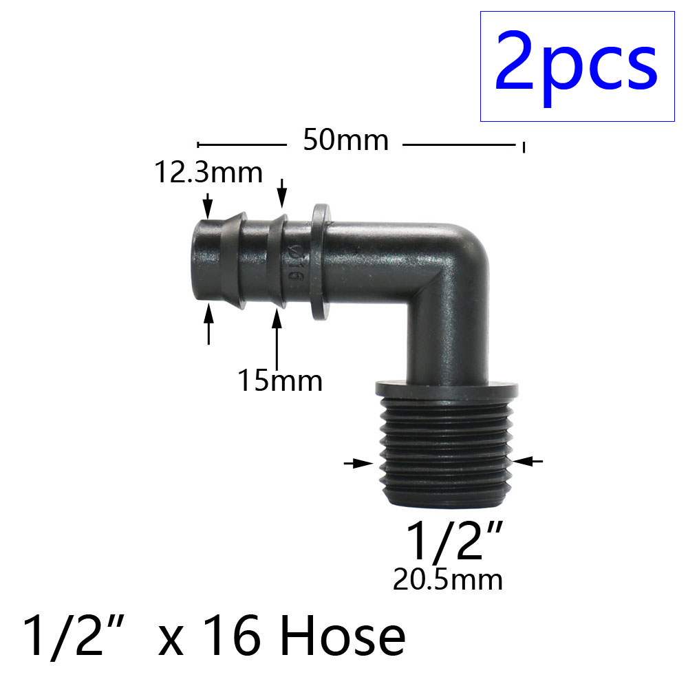2pcs 1/2